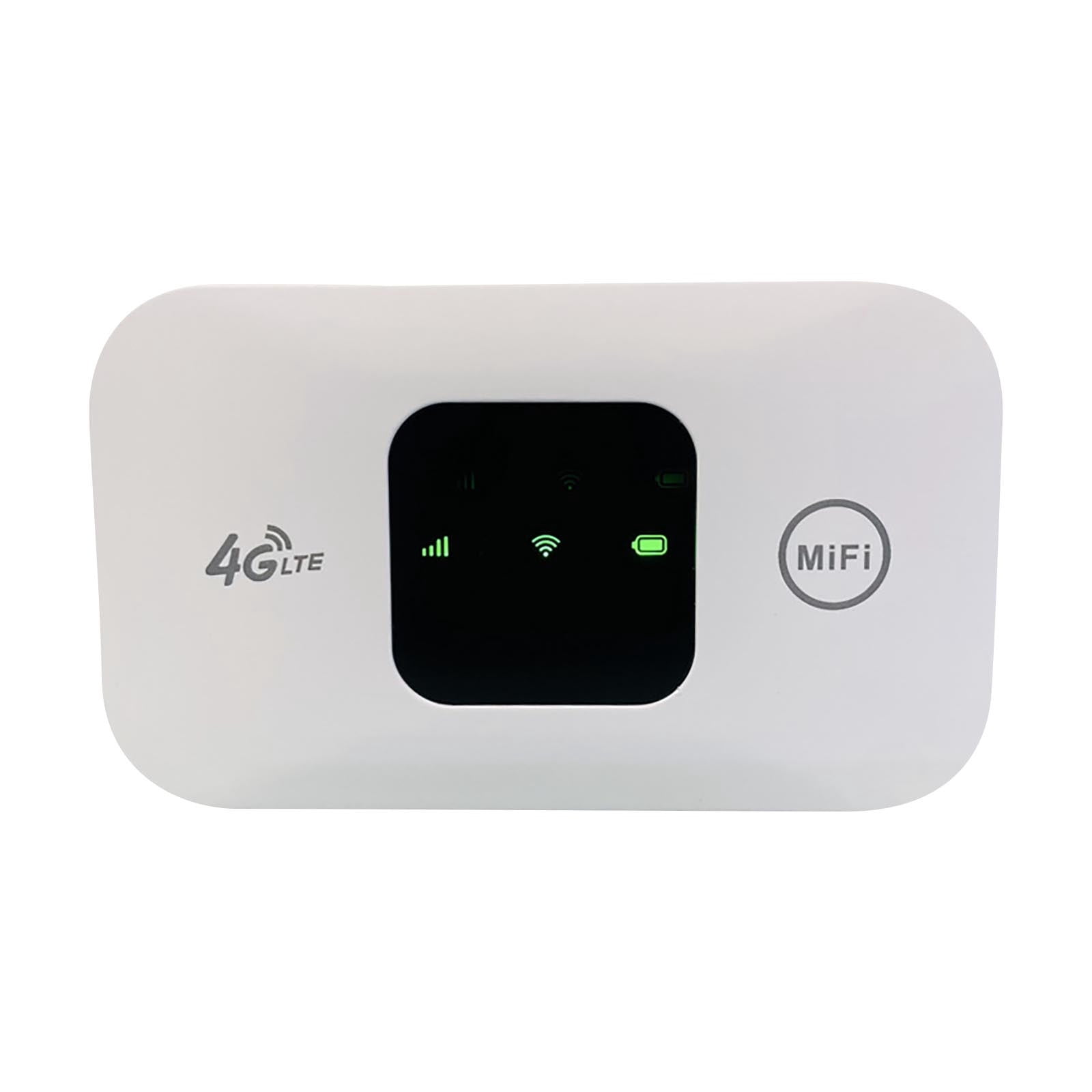 Back To School Electronics Portable Wifi, 4g Mobile Hotspot for Travel, Hotspot Device with 10 Users Sharing, Portable Wifi Hotspot with Sim Card Slot Home Essentials