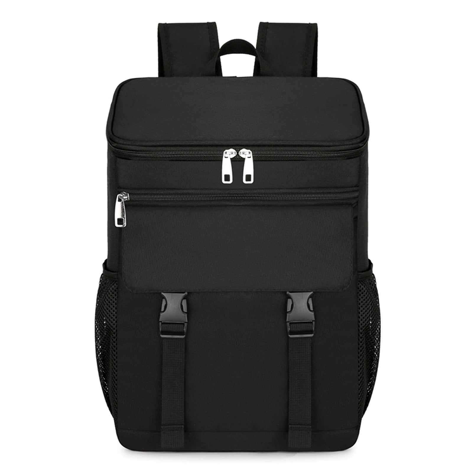 Large Capacity Insulated Cooler Backpack Waterproof Picnic Cooler Bag Black