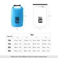 thumbnail image 2 of 10L / 15L / 20L / 30L Outdoor Waterproof Dry Backpack Water Bag Roll Top Sack for Kayaking Rafting Boating River Trekking, 2 of 7
