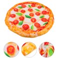 thumbnail image 2 of Shisuyan 1PC Creative Pet Sleeping Cushion Pizza Pattern Warm Cat Puppy Bedding Mattress, 2 of 8