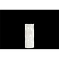 thumbnail image 1 of Urban Trends Collection 24426 Ceramic Round Cylindrical Vase With Dimpled Sides, Small - White, 1 of 2