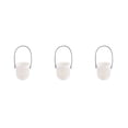 thumbnail image 4 of Transemion ABS Decorate With Lightweight Planter With Removable Strape And Wall-Mount Option Inner Layer Hollowed Out For Better White 8.7*9.5*20.5cm 3Set, 4 of 6
