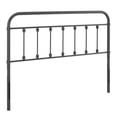 thumbnail image 1 of Modway Sage Modern Farmhouse Metal Adjustable Height Headboard, Twin, Gray, 1 of 6