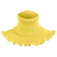 thumbnail image 2 of Yellow Scarf Ladies Artificial Knit Collar-Warm Turtleneck-Turtleneck-Detachable Turtleneck, 2 of 2