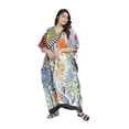 thumbnail image 2 of Caftans Longs pour Femmes Grande Taille Robe Caftan Robe de Soirée Fête Été Plage Robe d'Été Manches Kimono Longues Robes Décontractées en Ligne, 2 of 6