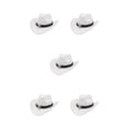 thumbnail image 3 of Decodeary Western Outback Cowboy Hat Channel Inner Cowboy Classic Hat Large Brim Provides white 5Set, 3 of 6