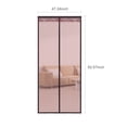 thumbnail image 2 of Labymos 48 x 82 Inch Magnetic Door Screen Anti-mosquito Gauze Curtain Summer Door Curtain Screen Punchless Mosquito Insect Net Translucent Vented Home Decoration, 2 of 8