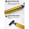 thumbnail image 4 of Toilet Plunger Heavy Duty,High Pressure Toilet Unblock Shot Toilet Pipe Plunger High Pressure Toilet Unblock A Shot Stainless Steel Toilet Toilet Snake, 4 of 9