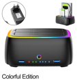 thumbnail image 1 of Dual Bay Hard Drive Station With USB3.0 5Gbps For 2.5 3.5 HDD SSD Enclosure Clone Card TF SD Offline Adapter Suitable For Data Storage And Transfer In Home Office Environments, 1 of 7