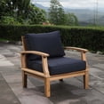 thumbnail image 3 of Modway Marina Fauteuil de Patio Extérieur en Teck, Plusieurs Couleurs, 3 of 9