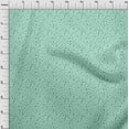 thumbnail image 4 of oneOone Cotton Flex Light Mint Green Fabric Geometric Sewing Material Print Fabric By The Yard 40 Inch Wide, 4 of 5