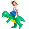 thumbnail image 3 of Hilarious dinosaur Inflatable Costume Full Body Funny Party Decoration for Halloween Events Birthdays & Theme Parties(M), 3 of 7