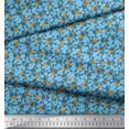 thumbnail image 3 of Soimoi Modal Satin Fabric Diagonal Stripe,Cross Bones & Skull Print Fabric by Yard 42 Inch Wide, 3 of 3