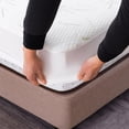 thumbnail image 3 of Marina Decoration Premium Luxury Ultra Soft Waterproof All Season Rayon from Bamboo Fitted Mattress Protector, Deep Pocket Fits Up to 18 Inch, 3 of 4