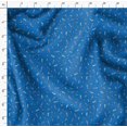 thumbnail image 4 of Soimoi Silk Fabric Colorful Feather Print Fabric by The Yard 42 Inch Wide, 4 of 5