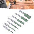 thumbnail image 1 of Bit de Routeur, Haute Précision Durable Large Application 7Pcs Droite Bit Routeur Ensemble C45 Tige en Acier pour Bois Franc, 1 of 7