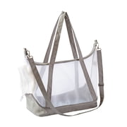 Mesh Bags Drawstring,Transparent Nylon Mesh Cat Bag, Portable Foldable Handheld Pet Carrier