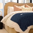 thumbnail image 2 of Sunbeam Throw Grey Fleece, 4 Heat Settings, 4-Hour Auto Shut-Off, Electric Heated Blanket, 50” x 60”, 2 of 9