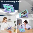 thumbnail image 4 of Case for iPad Mini 7 A17 Pro 2024 / iPad Mini 6 2021 8.3 Inch, Shockproof Protective Cover with Kickstand Shoulder Strap, 4 of 7