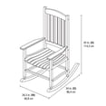 thumbnail image 2 of Chaise berçante<br>en bois Mainstays, 2 of 5