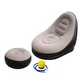 thumbnail image 1 of GUOOL Inflatable Lounge Chair with Foot Stool Couch for Bedroom Backyard Farmhouse Coffee, 1 of 9