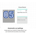 thumbnail image 2 of Cricut® Sportflex Iron-On™, White, 2 of 2
