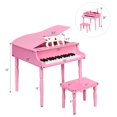 thumbnail image 2 of Costway 30-Key Classic Piano  Wood w/ Bench & Music Rack Black, 2 of 9