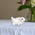 thumbnail image 1 of Micro Ornements Animaux Mignons Lapin Réaliste Micro Lapin Jardinage Accessoires en Résine, 1 of 6
