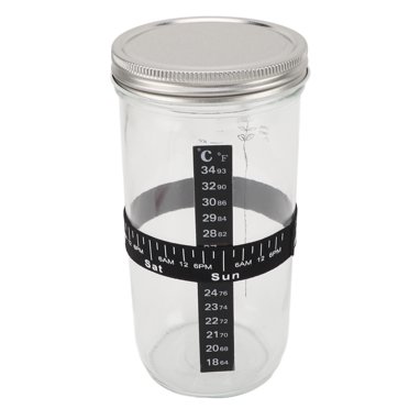 Fournitures pour Faire du Pain au Levain, Trousse de Départ de Pain au Levain Réutilisable en Verre Polyvalente 1000 ml avec Couvercle pour Boulangerie Bricolage