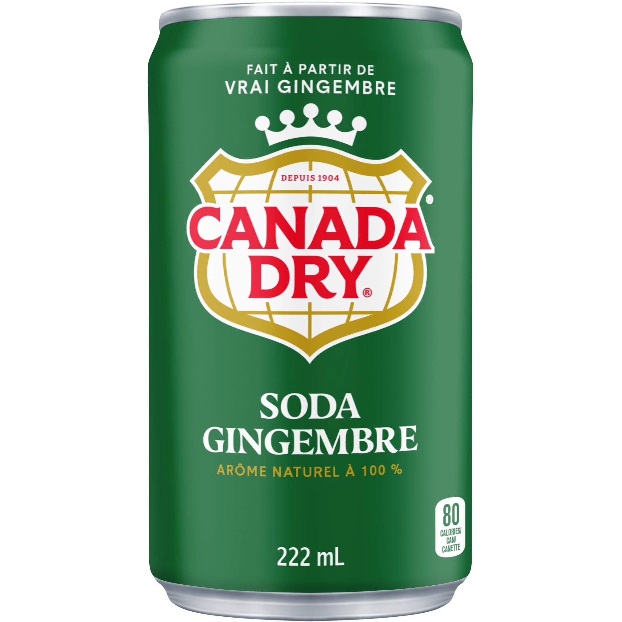 Soda gingembre Canada DryMD - Emballage de 6 mini-canettes de 222 mL