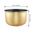 thumbnail image 3 of Graflsoa Premium Gold Non-Stick Rice Cooker Inner Pot - Extra Thick Aluminum Alloy, 2L/3L/4L/5L Universal Fit, Durable & Healthy Design, 3 of 4