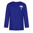thumbnail image 3 of Birdeem Chemises pour Hommes Hommes Imprimé Col Rond Décontracté Mode Manches Courtes Blouses Col Rond Chemises, 3 of 9