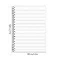 thumbnail image 3 of Yrmaups B5 Notebook for High Study Study, Transparent Ring-Bound Detachable Notebook, Reusable Loose-Leaf Paper Notebook for Study, Office, Journaling, Sketching, 3 of 6