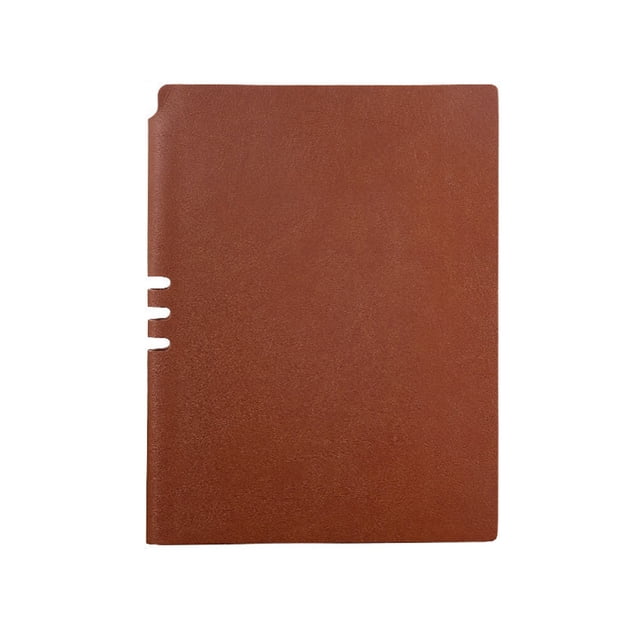 fastboy Agenda Organizer Journal Planner Note Book Space Saving School Accessories Exquisite Craftsmanship Artificial Leather Stationery Brown