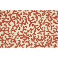 thumbnail image 1 of Loloi Venice Beach 3'6" x 5'6" Hand Hooked Rug in Ivory and Coral, 1 of 2