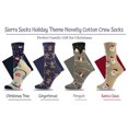 thumbnail image 2 of Thème de Vacances Nouveauté Coton Équipage Socks, 2 of 2