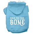 thumbnail image 1 of Sweat à Capuche pour Chien Bad To The Bone Bleu Bébé Taille Sm (10), 1 of 1