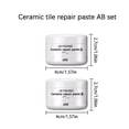 thumbnail image 3 of Leutsin Summer Savings!Ceramic Tile Repair Agent Ceramic Paste Toilet Glaze Repair Agent Ceramic Tile Adhesive Tile Repair Paste, 3 of 9