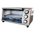 thumbnail image 1 of BLACK+DECKER 4 Slice Toaster Oven - Stainless Steel, 1 of 4