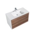 thumbnail image 1 of SERA Fleur Bathroom Vanity Walnut, 1 of 7