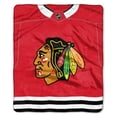 thumbnail image 1 of Chicago Blackhawks Blanket 50x60 Raschel Jersey Design, 1 of 1