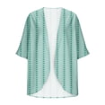 thumbnail image 5 of Pisexur Veste pour Femmes, Cardigans à devant Ouvert, Manteaux Trench, Vestes d'Automne, Mode Féminine Décontractée, Cardigan Imprimé à Manches Longues, Haut, 5 of 5