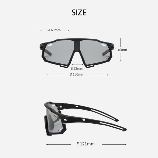 Polarized Sports Sunglasses Anti-Reflective Coating Sunglasses for Running Golf