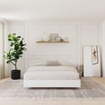 thumbnail image 2 of Nexera Paris Platform Bed, White, 2 of 7