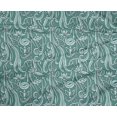 thumbnail image 4 of oneOone Tissu Polyester Lycra Feuilles & Floral Tissu Imprimé 1 Yard 56 Pouces de Large, 4 of 4