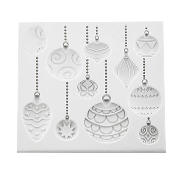 Agiferg Santa Claus Silicone Mold Chocolate Cake Mold DIY Fondant Decoration Mold
