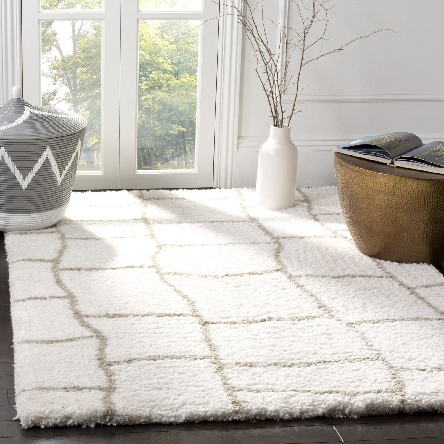 Safavieh Toronto Deidra Tapis Abstrait Peluche Shag