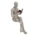 thumbnail image 2 of Figurine de Femme Lisant, Textures Vives Résistantes aux Intempéries Ornement Innovant pour Table à Manger, 2 of 8