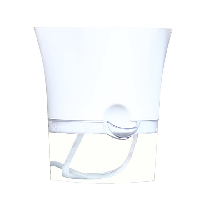 Transparent Self-Watering Plant Flower Plastic Pot Planter Home Garden Decor