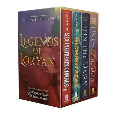 Legends of Lor'yan Coffret de 4 Livres : Six Grues Cramoisi; la Promesse du Dragon; Tourner l'Aube; Démêler le Crépuscule